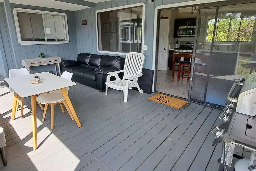 Apartment Monstera Bungalow, Spacious, King Bed, Big Kitchen Keaau
